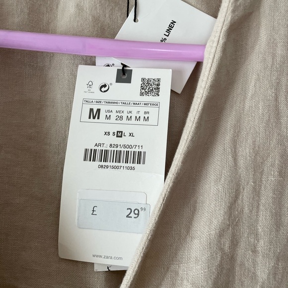 Zara linen top - Picture 4 of 8